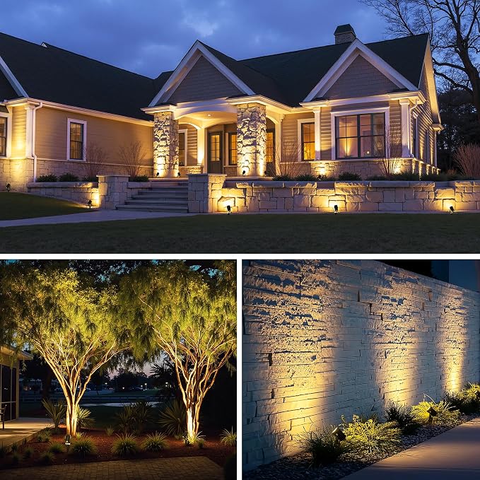 All-in-One Outdoor Low Voltage Landscape Lighting Kit, LED Landscape Spot Lights - Image 6