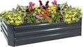 Sunnydaze 11.75" H Raised Metal Garden Bed by SunnydazeDecor