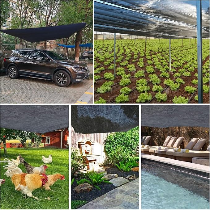 90% Black Sun Shade Cloth 12x12 ft - Image 6