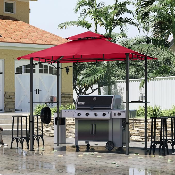 MASTERCANOPY 8 x 5 Grill Gazebo Outdoor BBQ Gazebo Canopy - Image 4