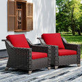 Joyside Wicker Patio Chairs Set of 2, Outdoor Rattan Furniture by Joyside