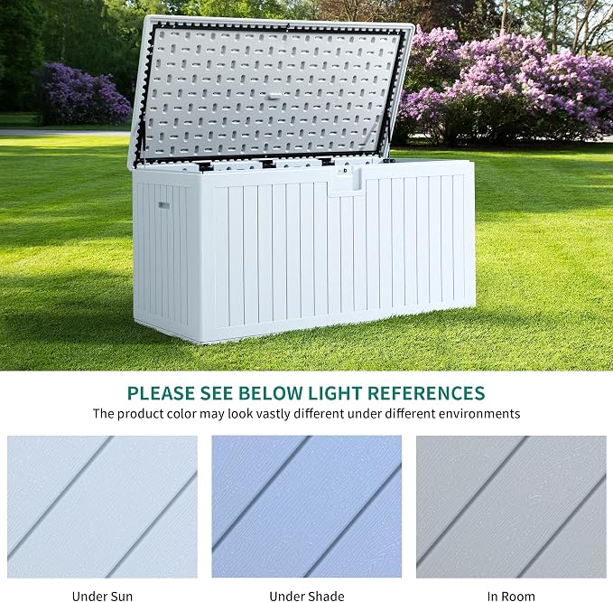 YITAHOME 230 Gallon Double-Wall Deck Box - Image 3
