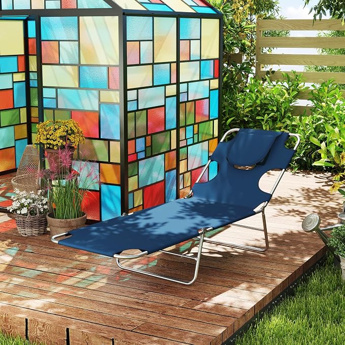 Outsunny Chaise Lounge Chair Outdoor - Image 8