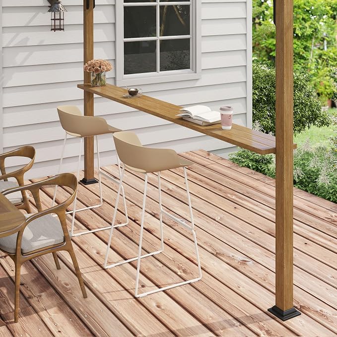 Outsunny 12' x 10' Outdoor Pergola, Pergola Canopy - Image 9