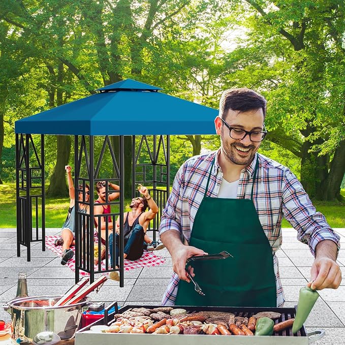 Gazebo Canopy Replacement 10x10ft Outdoor Shelter - Image 6
