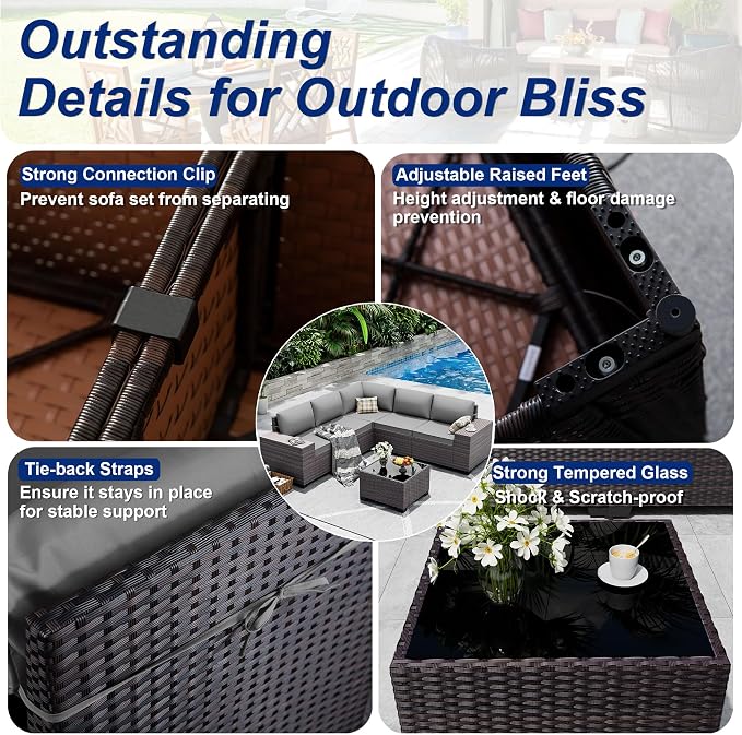 Outdoor Patio Furniture Set - Image 7