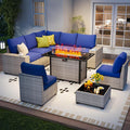 9 Piece Outdoor Patio Furniture Set by Olimix