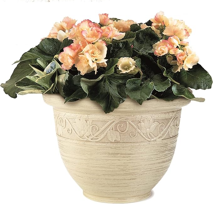 The HC Companies 16 Inch Decorative Round Planter - Image 2