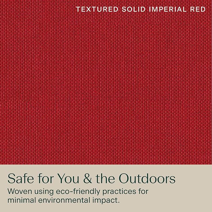 Honeycomb Outdoor Heritage Chaise, 26 x 80, Textured Solid Imperial Red Chair - Image 7