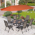 PHI VILLA 7 Pcs Patio Dining Set by PHIVILLAThepioneerofcomfortablehouseholdsupplies