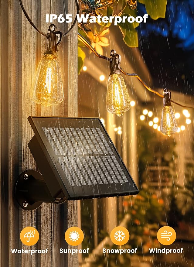 Brightown Solar Lights Outdoor Waterproof 108FT - Image 5