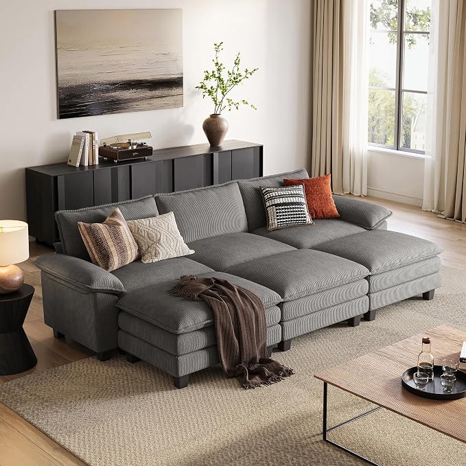 LINSY HOME Modular Sectional Sofa by LINSYHOME