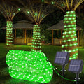 Solar Rope Lights, 2 Packs Total 66ft 200LEDSolar String Lights, 8 Modes by Jnaurb