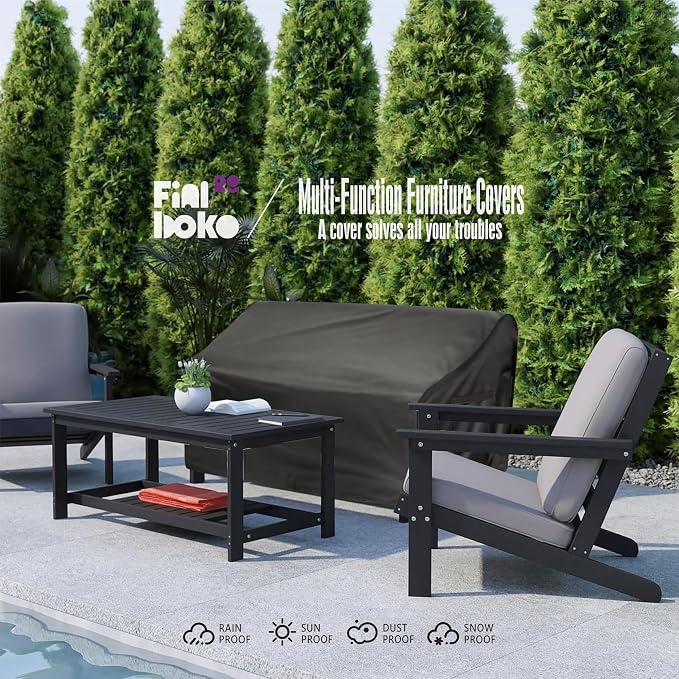 3-Seater Outdoor Couch Cover, 100% Waterproof Heavy Duty Patio Furniture Covers - Image 8