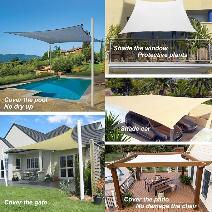 diig Patio Sun Shade Sail Canopy - Image 7