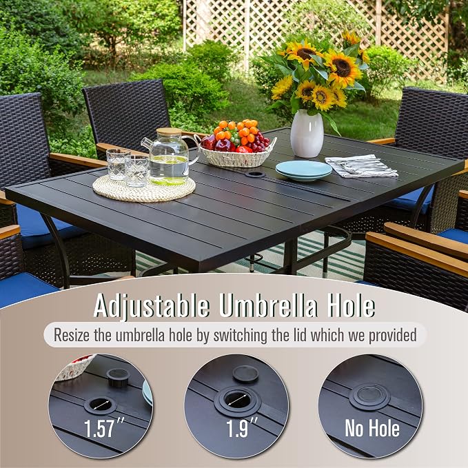 Sophia & William 7 Pieces Patio Dining Set - Image 7