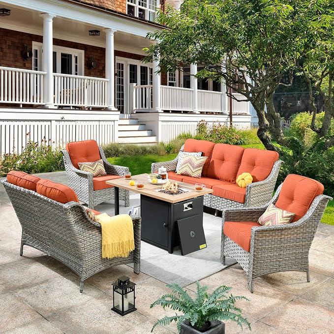 HOOOWOOO 5 Piece Patio Set by DesignforBetterLife
