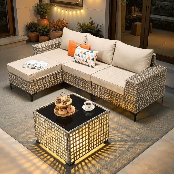 ovios 5-Piece Patio Furniture Set by OVIOS