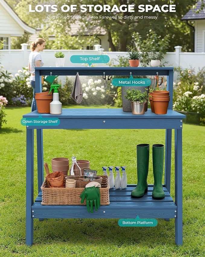 SERWALL Potting Bench Outdoor - Image 7
