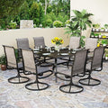 PHI VILLA 9 Pcs Patio Dining Set by PHIVILLAThepioneerofcomfortablehouseholdsupplies
