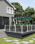 10x10 Ft Outdoor Pergola Metal Gazebo by KYBOLT