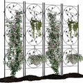 Garvee 21"x72" Metal Garden Trellis Panel, Vegetables, Indoor/Outdoor by Garvee