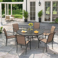VICLLAX 7 Pieces Patio Outdoor Dining Set by HOME