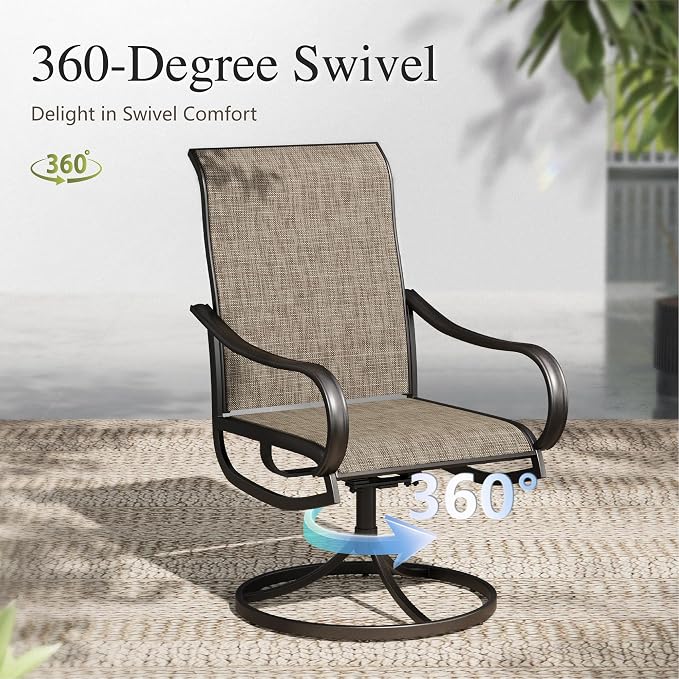 Sophia & William Patio Dining Set Outdoor Dining Set Patio Table and Chairs Set - Image 5
