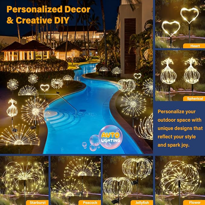 Solar Garden Lights Outdoor Decorative - Image 2