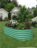 GarveeLife 8x4x1.5 ft Galvanized Raised Garden Bed by GarveeLife