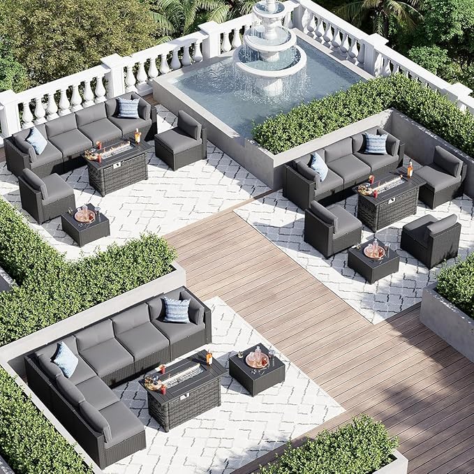 Aoxun 8 Piece Patio Furniture Set - Image 7