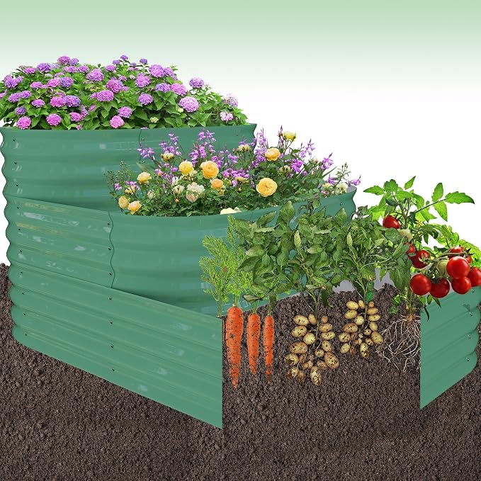 Galvanized Raised Garden Bed Kit – 61x42x31 in Outdoor Planter Box - Image 6