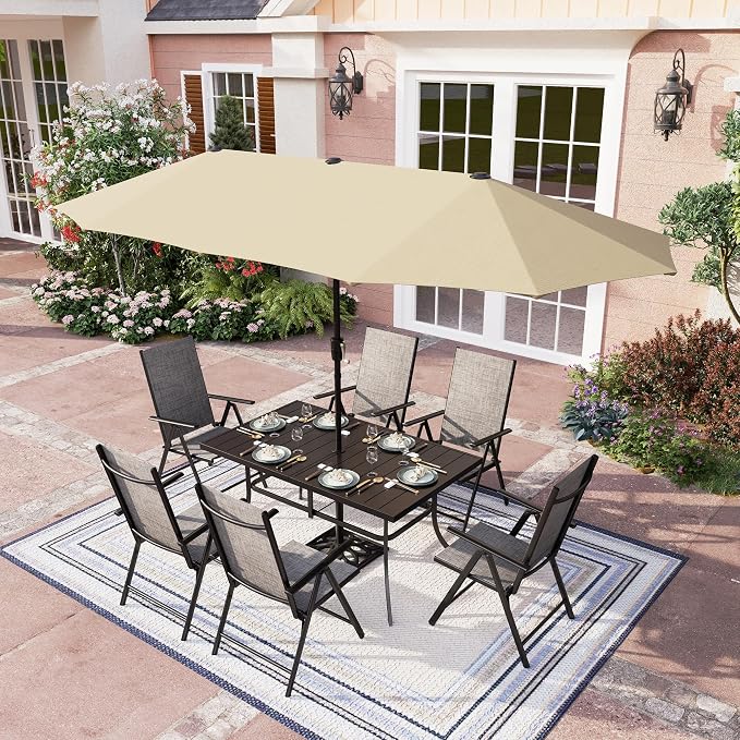 PHI VILLA 7 Piece Outdoor Dining Set - Image 8