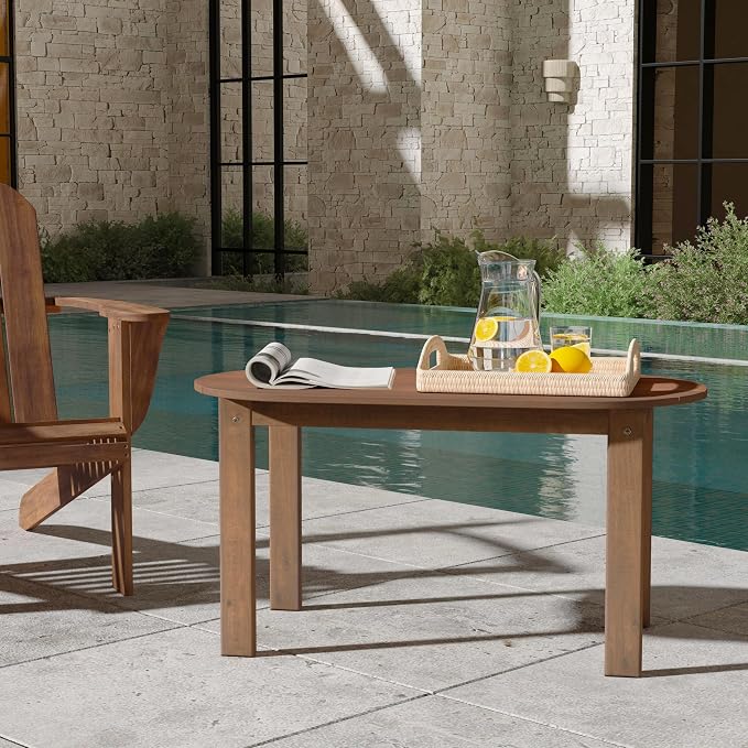 Linon Coffee Table, 18.11D x 35.24W x 18.11H in - Image 2