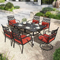 PHI VILLA 7 Pieces Outdoor Dining Set by PHIVILLAThepioneerofcomfortablehouseholdsupplies