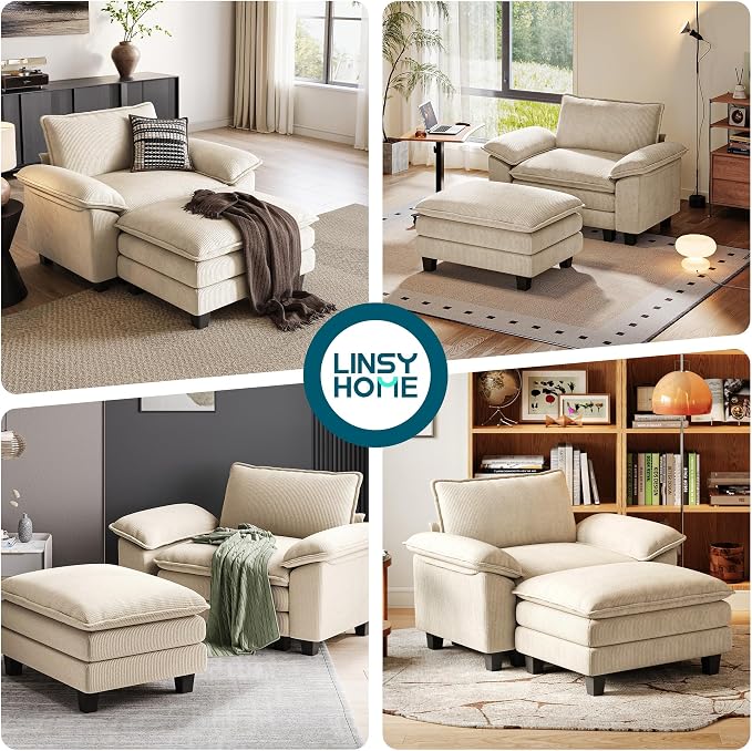 LINSY HOME Cloud Sofa Accent Chair - Image 7