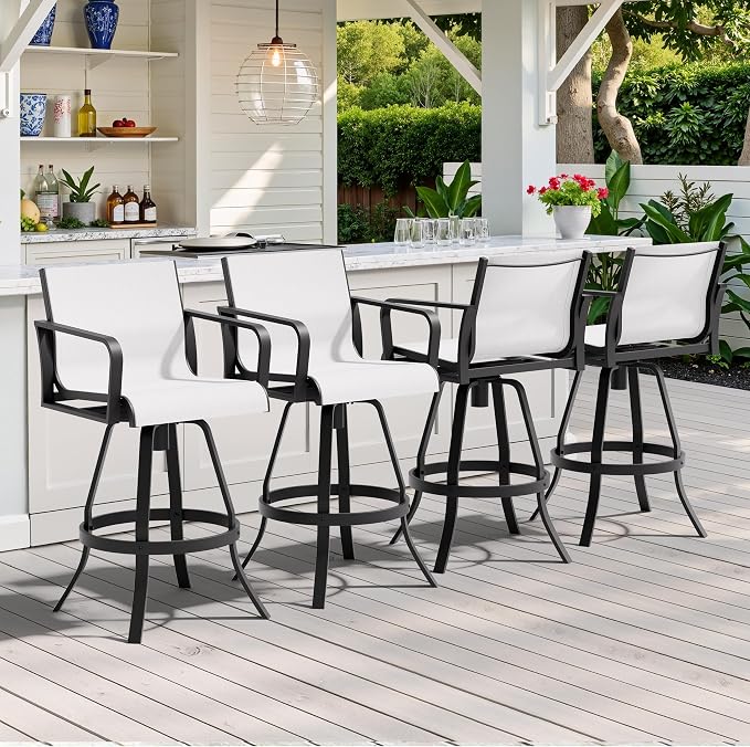 Crestlive Products Outdoor Swivel Bar Stools - Image 9