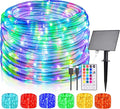 66FT Solar Rope Lights Outdoor Waterproof, 18 Colors Changing 200 LED String by Nazuwke