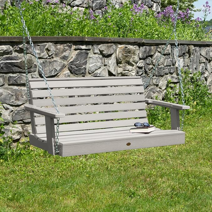 Highwood Weatherly Porch Swing, 4 Feet, Harbor Gray - Image 2