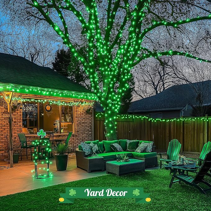 JMEXSUSS 2 Pack Solar String Lights Outdoor Waterproof, Total 400 LED 151FT - Image 8