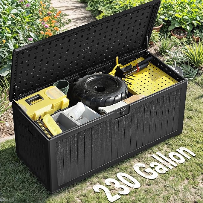 YITAHOME 230 Gallon Double-Wall Deck Box - Image 5