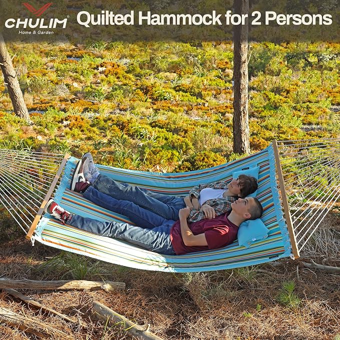 12 FT Double Quilted Fabric Hammock - Image 2