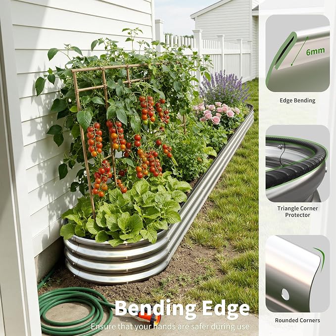 Galvanized Metal Raised Garden Bed Kit - Image 2