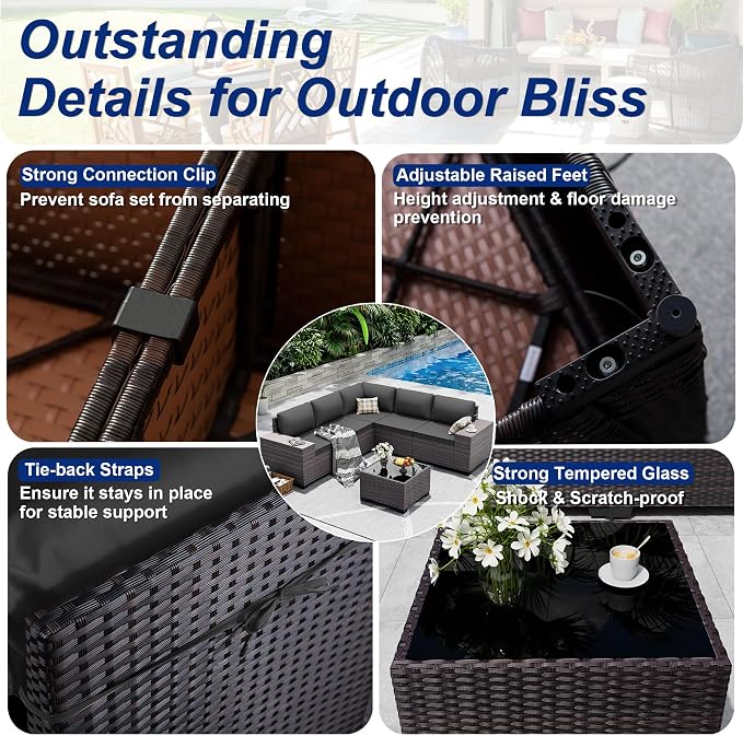 Outdoor Patio Furniture Set - Image 7