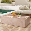 Christopher Knight Home Jorine 43.5" Outdoor Rectangular Coffee Table, by ChristopherKnightHome