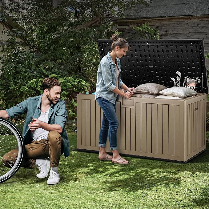 YITAHOME 230 Gallon Double-Wall Deck Box - Image 4