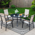 PHI VILLA 5 Pcs Outdoor Patio Dining Set by PHIVILLAThepioneerofcomfortablehouseholdsupplies