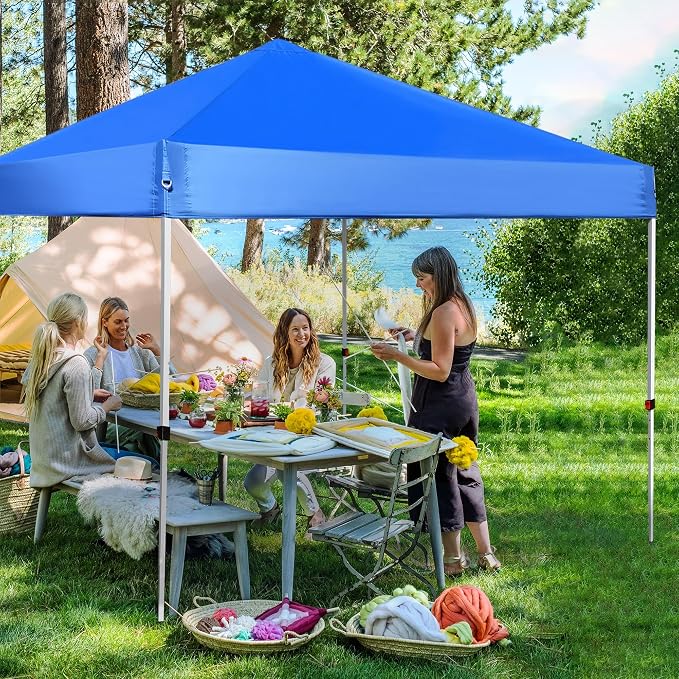 Pop Up Canopy 8X8 FT, Portable Sun Instant Shelter w/Backpack Bag, Waterproof - Image 7