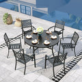 Sophia & William Round Patio Table and Chairs Set, Outdoor Dining Set by SophiaWilliam