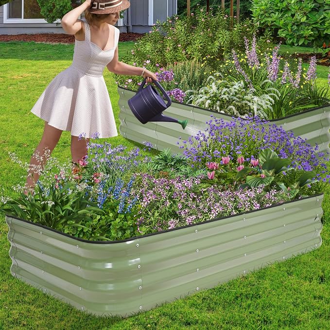 1MORE Raised Garden Bed -5X3X1 Galvanized Planter Box - Image 4